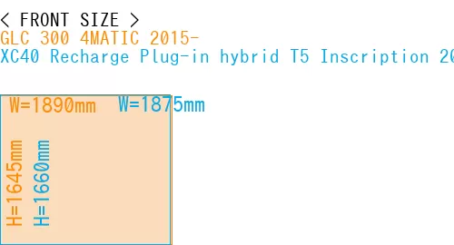 #GLC 300 4MATIC 2015- + XC40 Recharge Plug-in hybrid T5 Inscription 2018-
